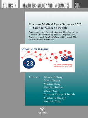 cover image of German Medical Data Sciences 2023 — Science. Close to People.